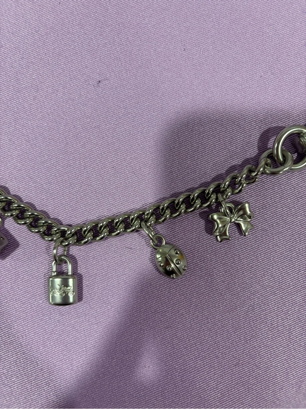 Coach silver bag